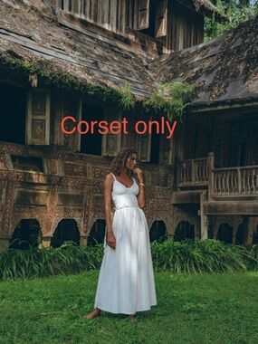 Off White underbust Corset